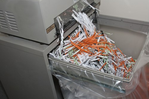 Payment confirmation and compliance summary for waste services