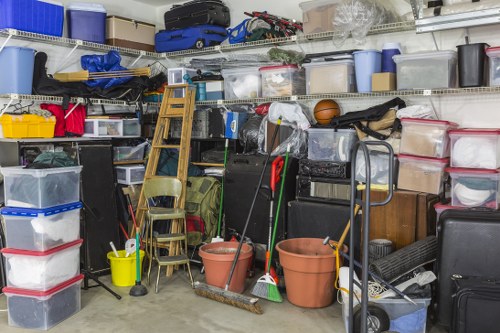 Strategies for decluttering and organizing a garage space